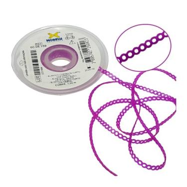 Imagem de Elástico Borrachinha Aparelho Ortodôntico Corrente Curto 1.5 metros