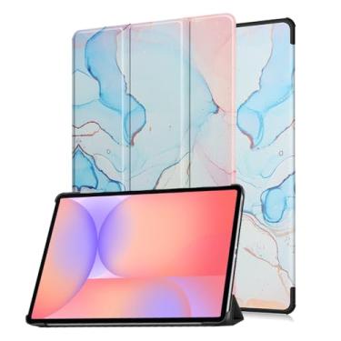 Imagem de SFFINE Capa para tablet Samsung Galaxy Tab S10 Lite / S10 FE / S9 FE de 10,9 polegadas 2025/2023, capa protetora magnética inteligente de couro PU com suporte flip e hibernar/despertar automático