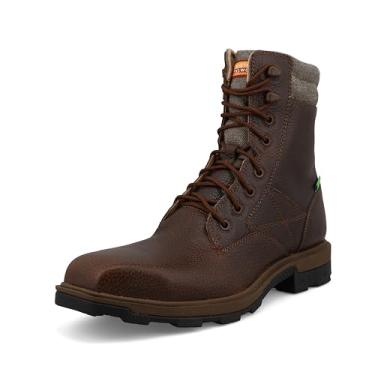 Imagem de Twisted X Bota masculina de construção Muln003, Chocolate e Eco Dust, 10 Wide