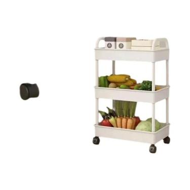 Imagem de Prateleira Móvel Multi-Camadas Para Cozinha, Quarto, Quarto De Bebê, B