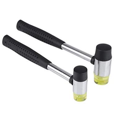 Imagem de aqxreight Martelo de Borracha de Mão de Plástico de Dupla Face Ferramenta de Couro de Borracha de é Martelo de BorrachaMartelo de Dupla FaceMartelo de de MãoMartelo de PlásticaFerramenta de Couro de