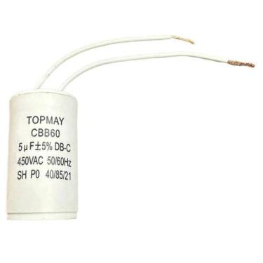 Imagem de Kit 3 pçs - capacitor acv de partida 5uf x 440vac  - TOPMAY