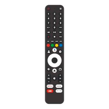 Imagem de AIDITIYMI Controle remoto de voz substituído aplicável para Tutu 109.2 cm 81.3 cm 61.0 cm Ultra HD 4K UHD LED Google Smart TV TSG43 TSG32 TSG24 24F1 43N1 32Q1 40Q1