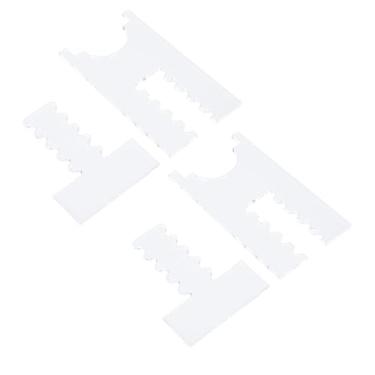 Imagem de HURRISE Espaçador de Parede de sofá de 2 Pacotes, Protetor de Móveis Ajustável Em Acrílico Transparente para Evitar Riscos de Incêndio, Sem Instalação de Ferramentas para Armário de (5 slots)