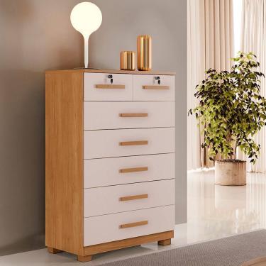 Imagem de Comoda 7 Gavetas com Pes New Barcelona Benetil