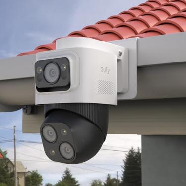 Imagem de HOLACA Suporte de calha externa para sistema de segurança Eufy PoE NVR S4/S4 Max Camera, eufy PoE Bullet-PTZ Cam S4/S4 Max Mount