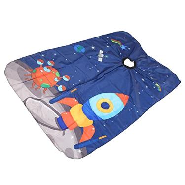 Imagem de Naroote Capa de Cabeleireiro Profissional Infantil Fofa e Elegante Vestido de Corte de Cabelo para Meninos e Meninas, para Salão de Cabeleireiro, Barbearia, Material de Poliéster 47,2 X 35,4 pol.