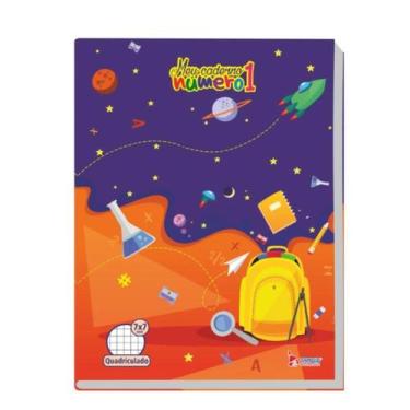 Imagem de Caderno numero 1 quadriculado 7x7mm 40 folhas 70g tamoio