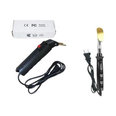 Imagem de Kit de soldagem de plástico para reparo do carro, pistola de ar quente