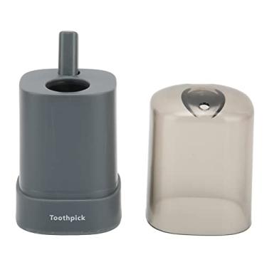 Imagem de Yinhing Dispensador de Palito de Dente, Janela Transparente Superior de Prensa Automática Com Design Removível e Limpo para Casa, Restaurante, Escritório, Presente de café (BLACK)