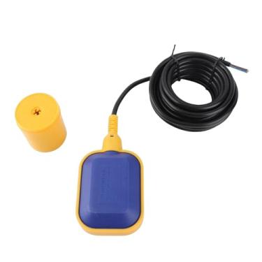 Imagem de Interruptor flutuante Sensor de nível de água Cabo de 5 metros Controle automático de bomba para piscinas Barris Calhas Bomba submersível Ajustar nível de líquido Material de