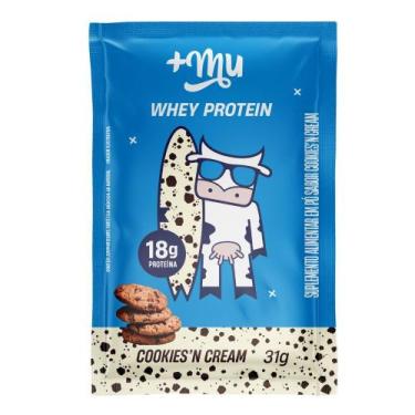Imagem de Whey Protein Cookies Cream +Mu sachê 31g - MAIS MU