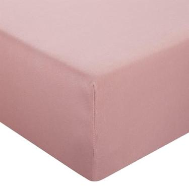 Imagem de Abstract Lençol de cama com elástico 100% algodão confortável para solteiro estreito/campismo/berço de acampamento - Tecido respirável - Bolsos profundos de até 30 cm (fosco, berço 83,8 cm x 190,5 cm)