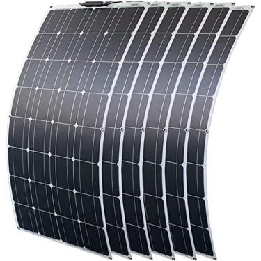 Imagem de Kit De Painel Solar 200 W 300 W 400 W 600 W 800 W, Com Controlador De Carga De 40 A Painel Solar Monocristalino Flexível De 18 V Para Carregamento De Bateria De 12-24 V Bateria De Carro Camper RV