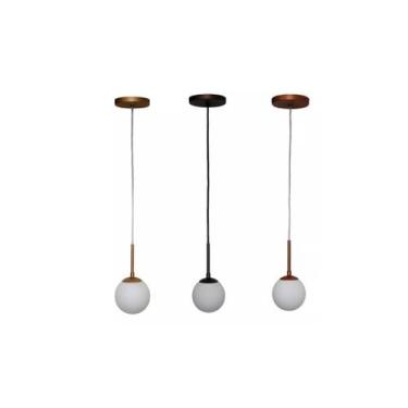 Imagem de Luminária  Pendente de Teto Jabuticaba Moderno Globo Quarto Cozinha - 