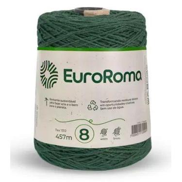Imagem de Barbante EuroRoma 600g Fio 8 Verde Musgo 457m
