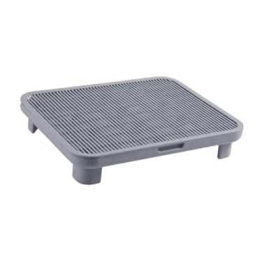 Imagem de FashionCha Caixa de Areia para Gatinhos, Banquinho para Caixa de Areia, Armadilha para Gatos, Armadilha, Cinza