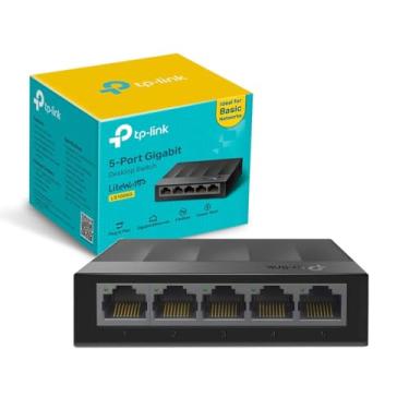 Imagem de Desktop Switch TP-Link LS1005G, Litewave, 5 Portas, Gigabit