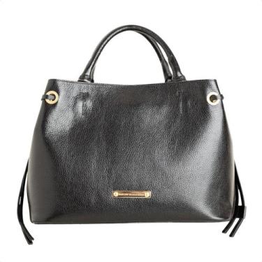 Imagem de Bolsa Hobo Preta Dm, Soft preto imp, UN