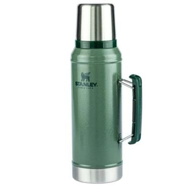 Imagem de Garrafa Térmica Classic Hammertone Green 8072 950ml STANLEY