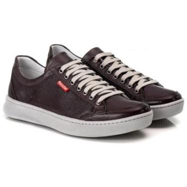 Imagem de Sapatênis Ranster Masculino Em Couro Confortável Café 3021 CAFÉ-Masculino