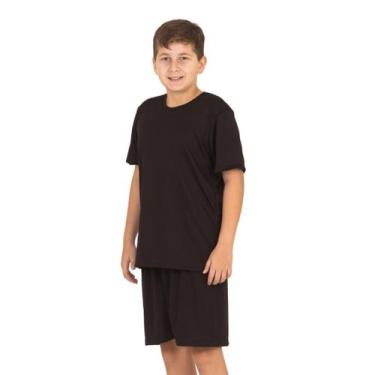 Imagem de Conjunto Infantil Futebol Dry Fit Camisa e Shorts Juvenil 20-A - Lavin