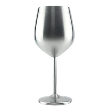 Imagem de Conjunto de 510 g/4 peças de taças de vinho de aço inoxidável, festas, escritórios, casamentos, aniversários, taças de vinho, móveis domésticos (branco claro)
