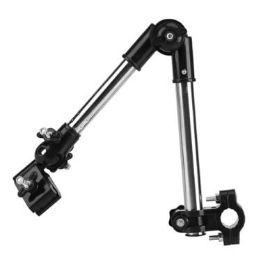 Imagem de Aoresac Suporte de Guarda-chuva Ajustável, Suporte de Tubo de Aço Inoxidável para Carrinho de bebê, Bicicleta, Cadeira de Rodas (Preta)