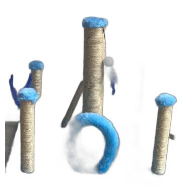 Imagem de Arranhador Parquinho Para Gatos Azul