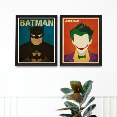 Imagem de Kit 2 Quadros Decoração Quarto Infantil Menino 33X24Cm Vidro