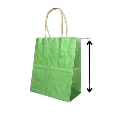 Imagem de 10 Sacola De Papel Kraft Presente Colorida 13,5X8X16Cm