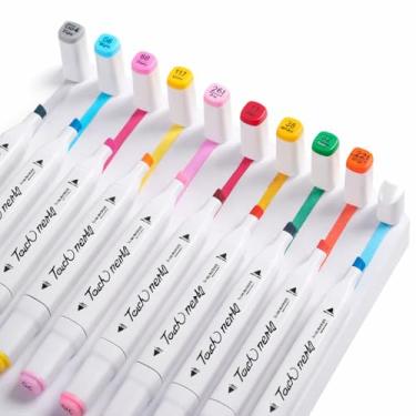 Imagem de 24 Canetinhas Ponta Dupla Diversão Criativa Infantil e Arte Terapia Premium