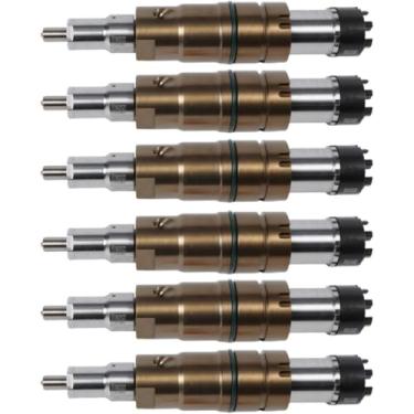 Imagem de 2894920 2894920PX 2894920RX Injetor de combustível diesel 6 peças para Cummins ISX ISX15 QSX15 EPA10 Motor Freightliner Kenworth Peterbilt caminhões médios pesados