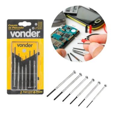 Imagem de Jogo Chaves De Precisão Estojo 6 Pcs Relojoaria