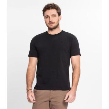 Imagem de Camiseta Masculina Plus Size Meia Malha Diametro Preto - Diametro Basi