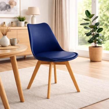 Imagem de Cadeira Colorida De Jantar Com Assento Estofado Cozinha Airbnb Saarine