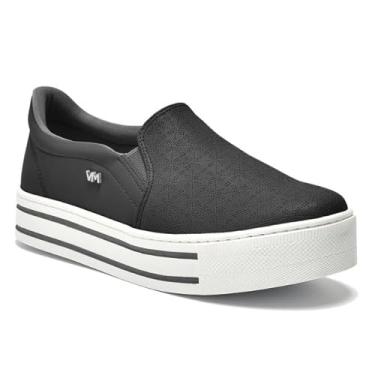 Imagem de Tênis Feminino Via Marte Slip On Flatform Confortável 010.009 (Preto, 36)