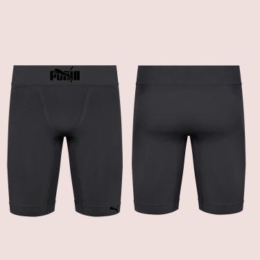 Imagem de Bermuda Térmica De Compressão Sem Costura Puma Para Corrida Treino Academia-Masculino