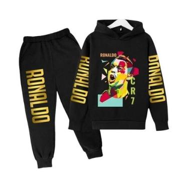 Imagem de Conjunto De Agasalho Infantil Com Estampa Do Ronaldo, Moletom E Calças