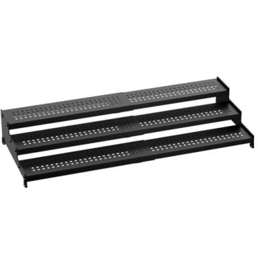 Imagem de Porta-temperos, organizador de especiarias, suporte de especiarias, organizador de temperos, 3 camadas, metal expansível, para armários de cozinha, prateleira organizadora de garrafas de tempero