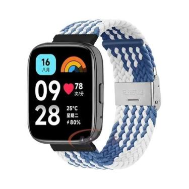 Imagem de Pulseira Elástica Trançada De 22mm Para Redmi Watch 3/5 Lite, Ajustáve