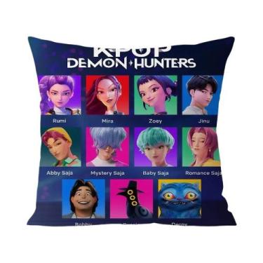 Imagem de Almofada Demon KPop Hunters capa para casa sofá sala de estar escritór