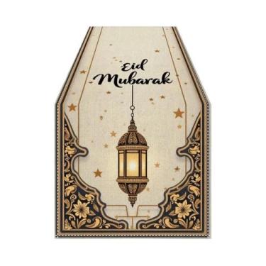 Imagem de Caminho De Mesa Xadrez Festivo De Natal Com Laço, Decoração Durável De