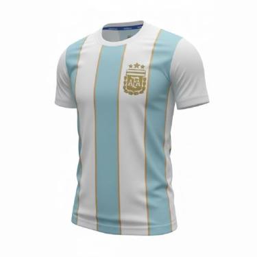 Imagem de Camisa Argentina Balboa Dry Messi 10 - Masculino Tamanho:MCor:Azul/Bra