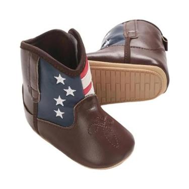 Imagem de Botas De Bebê Retrô Fofas De PU, Sapatos Casuais Bordados E Estampados