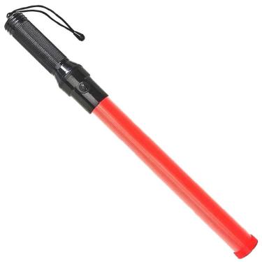 Imagem de Bastao Sinalizador Luz Grande Fluorescente Lanterna Sinal Emergencia Transito Manobra