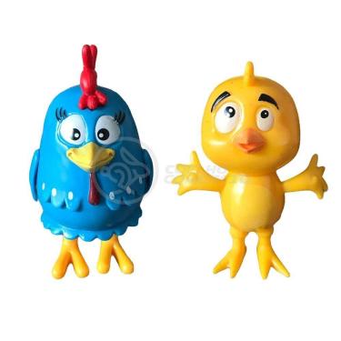 Imagem de Cartela 4 Bonecos Infantil Galinha Pintadinha E Sua Turma