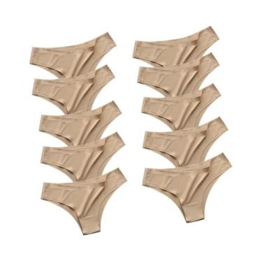 Imagem de Conjunto De 10 Calcinhas Ultrafinas De Cintura Baixa Para Mulheres, Li