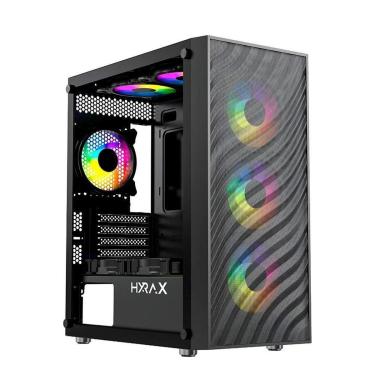 Imagem de Gabinete Gamer Hyrax Tower HGB220, Mid Tower, ATX Preto - HGB220B-Unissex