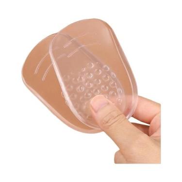 Imagem de Palmilhas De Silicone Em Gel Para Calcanhar Femininas Para Fascite Pla
